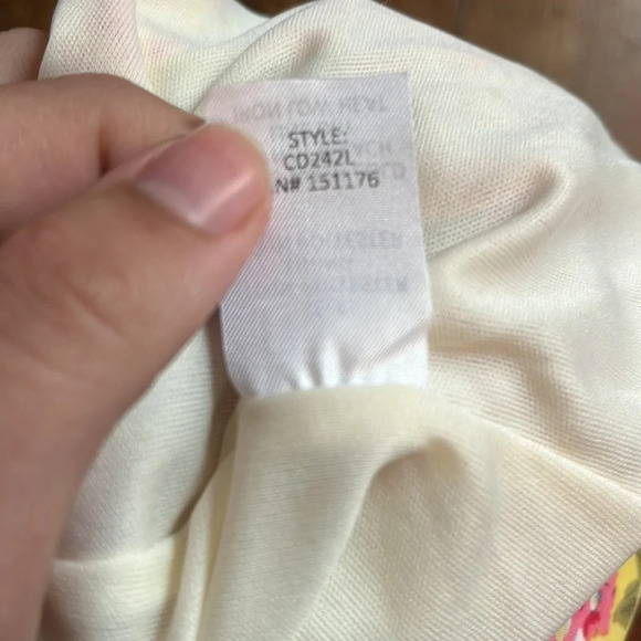 Anthropologie X If By Sea Yellow Floral Ruffle Sleeve Dress Size Medium - Picture 8 of 10